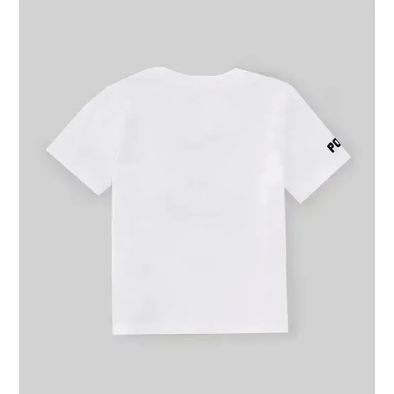 ralph_lauren_baby__camise_SKUuniCwbnr_1.webp Ralph Lauren Baby - Camiseta de malha de algodão de manga curta com estampa de urso, branca Discount