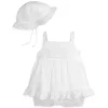 Ralph Lauren Baby - Gravata Bowman Branca Seersucker Discount