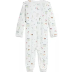 Ralph Lauren Baby - Long-Sleeve Interlock Knit Coverall Romantic Sampler Clearance