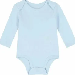 Ralph Lauren Baby – Macacão de manga comprida com gola redonda, Azul Beryl Sale