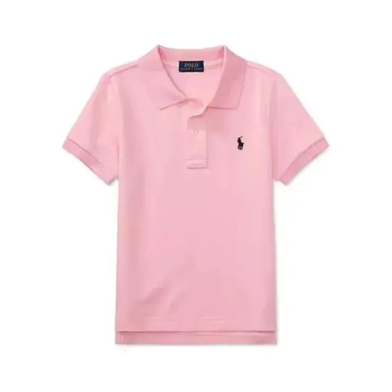 ralph_lauren_baby__polo_d_SKULNQz4N6Z_0.webp Ralph Lauren Baby - Polo de malha básica de manga curta, rosa caramelo Sale