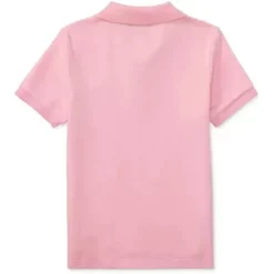 Ralph Lauren Baby - Polo de malha básica de manga curta, rosa caramelo Sale