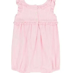 Ralph Lauren Baby - Shorts sem mangas Oxford Mesh Bubble, rosa claro Clearance
