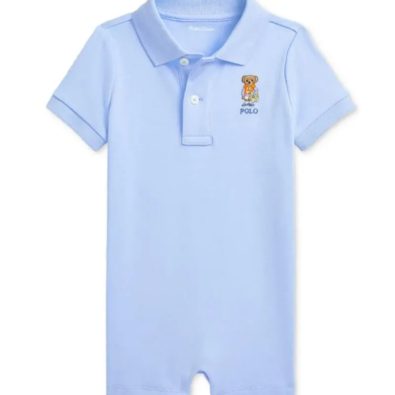 ralph_lauren_baby__shorts_SKUqnvkNWtp_0.webp Ralph Lauren Baby - Short-Sleeve Cotton Interlock Novelty Bear Graphic Shortall, Office Blue Online