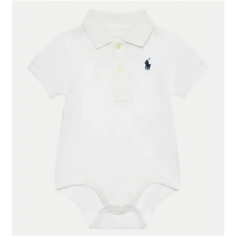 ralph_lauren_baby__shorts_SKUuRO7h7io_0.webp Ralph Lauren Baby - Short-Sleeve Basic Mesh Polo Bodysuit, White Hot