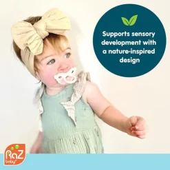 Nemcor Razbaby - Razberry Teether, Red/Green Clearance
