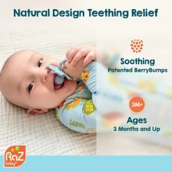 Nemcor Razbaby - Razberry Teether, Red/Green Clearance