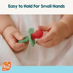Nemcor Razbaby - Razberry Teether, Red/Green Clearance