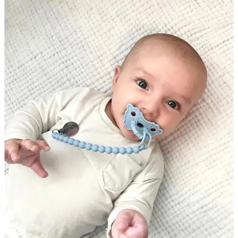 razbaby__razzies_silicone_SKUKEcfU0YX_3.webp Raz Baby Razbaby - Razzies Silicone Paci/Suporte de mordedor 2 unidades, rosa e branco Outlet
