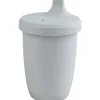 Re Play - Copo com canudinho de silicone sustentável de 8 onças para crianças, cinza Outlet