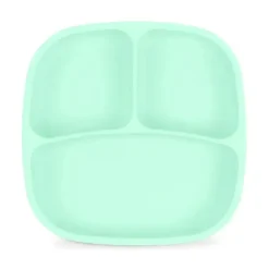 Re Play - Placa dividida por sucção de silicone, menta New
