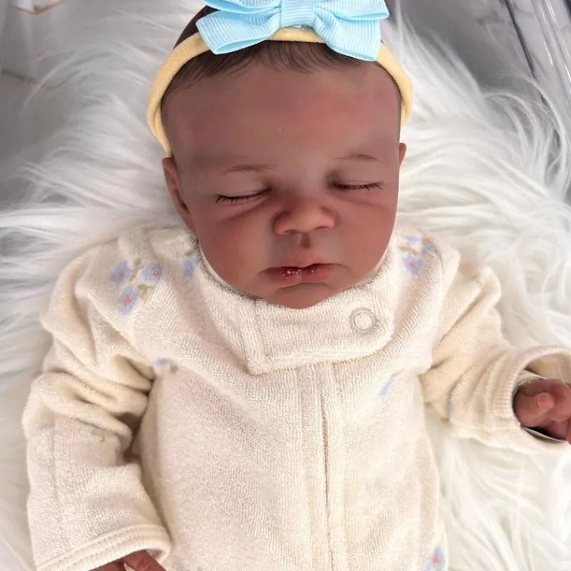 reborn_baby_doll__african_SKUH0ahZoxu_2.webp MacroBaby Reborn Baby Doll - African American Vinyl, Mark New