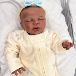 MacroBaby Reborn Baby Doll - African American Vinyl, Mark New