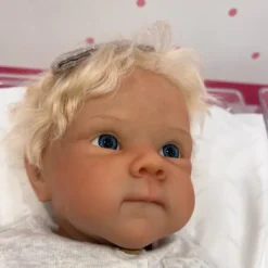 MacroBaby Reborn Baby Doll - White Vinyl & Rooted Blonde Hair, Shyann Online