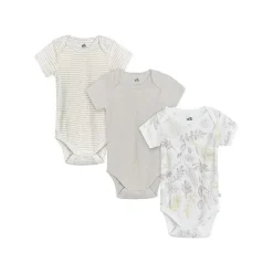 Just Born Recém Nascido - Body Neutro para Bebê 3Pk, Folhagem Neutra Online