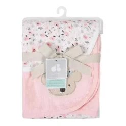 Just Born Recém Nascido - Cobertor Suedeplush 1Pk, Coala Floral Fashion