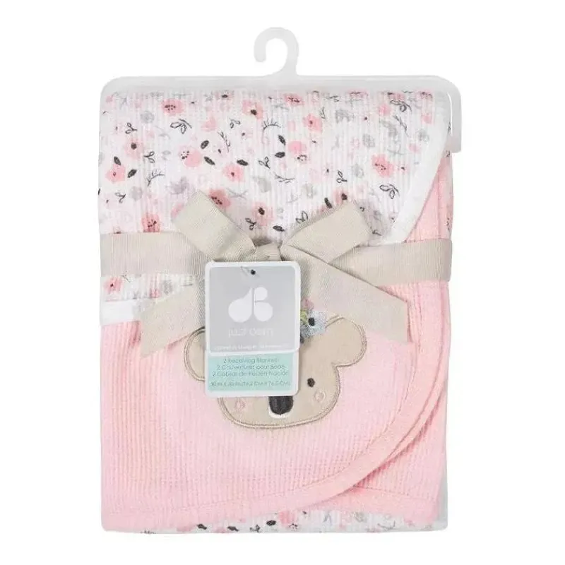 recm_nascido__cobertor_su_SKUKg5n882K_1.webp Just Born Recém Nascido - Cobertor Suedeplush 1Pk, Coala Floral Fashion