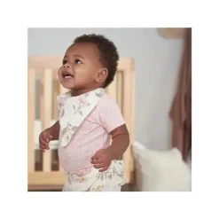 Just Born Recém-nascido - babador de menina 3Pk tamanho único, floral vintage Best