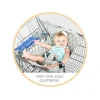 Binxy Baby Rede Carrinho de Compras, Cinza e Aqua Quatrefoil Sale