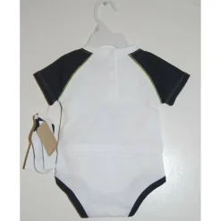 Reebok - Conjunto de 3 peças Creeper/Short/Bootie de Malha Enxoval, True White Hot