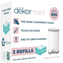 Dekor Regal-Lager - 2Pk Fraldas Mini Recargas de Baldes de Fraldas Discount