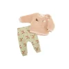 René Rofé Rene Rofe - 2Pk Baby Girl Moose Sherpa Set, Marrom Outlet