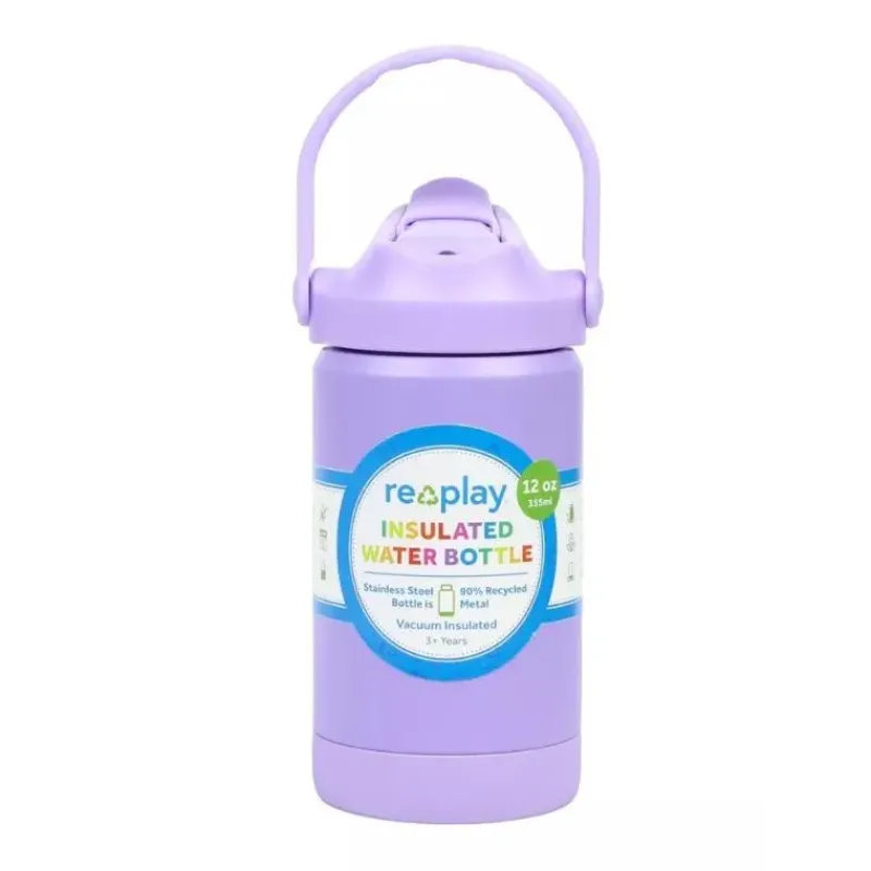 replay___oz_insulated_rec_SKUhYEatRh7_0.webp Re Play Re-Play - 12 Oz Insulated Recycled Stainless Steel Water Bottle, Lavender New
