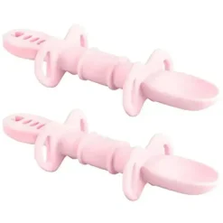 Re Play Re-Play - Sustainables by Re-Play Silicone Dip n ReDip Feeding Tool, Ice Pink Fashion