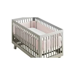 BreathableBaby RespirávelBaby - Forro de berço de malha respirável, coleção Deluxe Ruffle, Blush Discount
