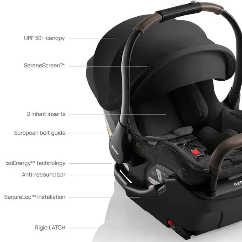 romer__juni_infant_car_se_SKUl0S5wTOI_4.webp Romer - Juni Infant Car Seat, Peppercorn Discount