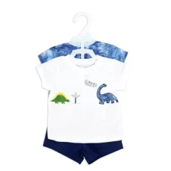 Rose Textiles Rose Textile - Conjunto curto de dinossauro para meninos com 3 peças Discount