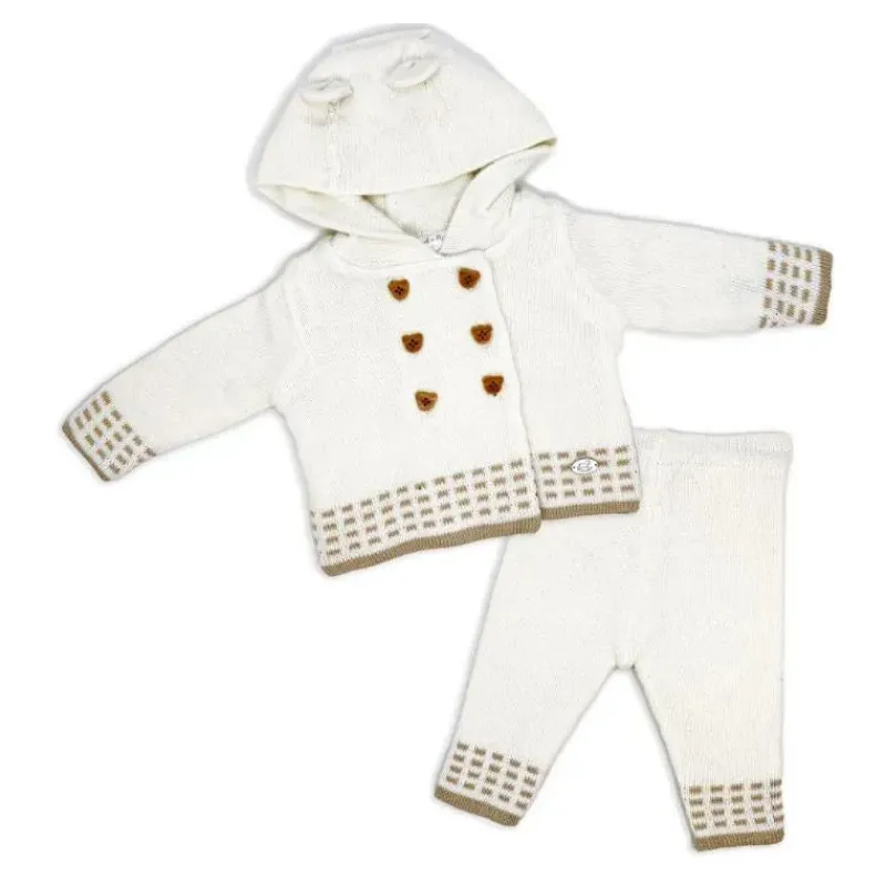 rose_textile__conjunto_de_SKUNqxGiBKd_0.webp Rose Textiles Rose Textile - Conjunto de malha de aveia com capuz unissex para bebês 2Pk Sale