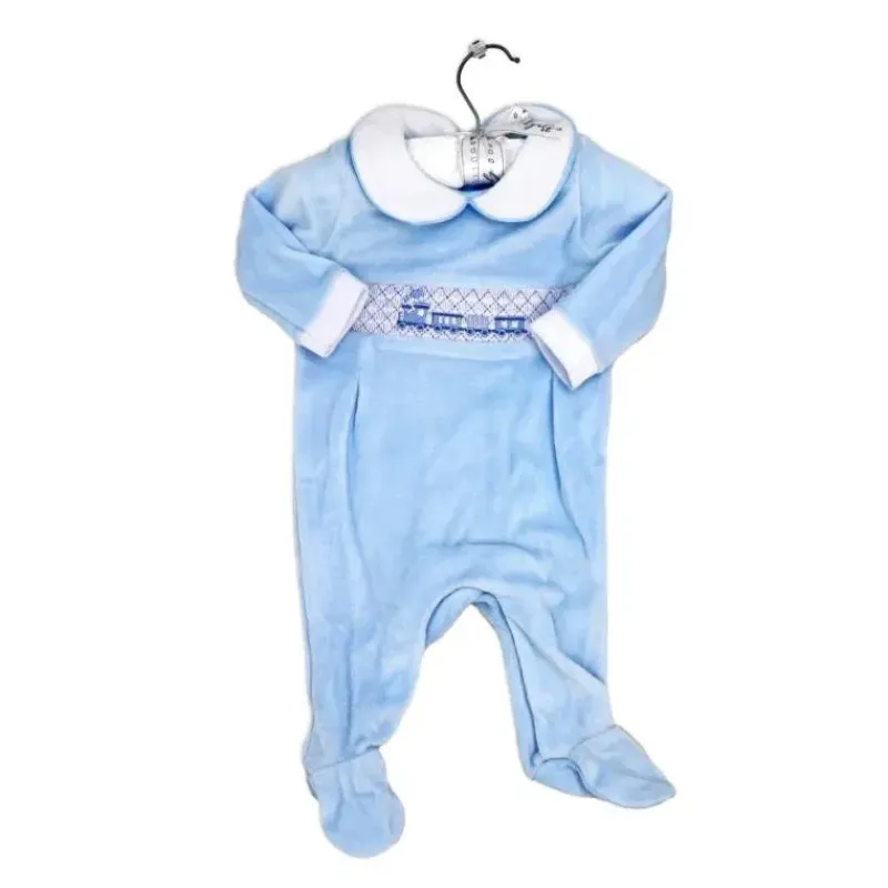 rose_textile__macaco_de_v_SKUaXDKNUyJ_1.webp Rose Textiles Rose Textile - Macacão de veludo com cauda franzida para bebê menino Clearance