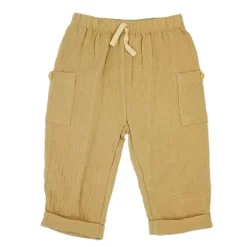 Rose Textiles Rose Textile - 2Pk Baby Boys Gauze Pant Set, Demon Blue Outlet