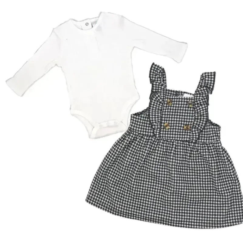 rose_textile__pk_baby_gir_SKUkyozIuqt_0.webp Rose Textiles Rose Textile - 2Pk Baby Girls Jumper Set Houndstooth Collection Outlet