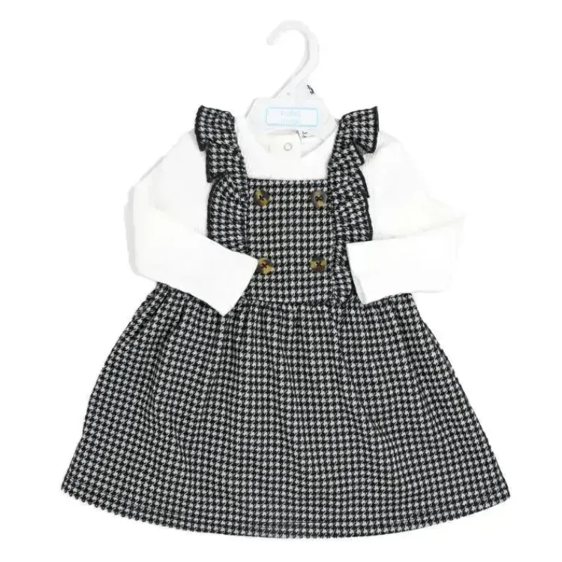 rose_textile__pk_baby_gir_SKUkyozIuqt_1.webp Rose Textiles Rose Textile - 2Pk Baby Girls Jumper Set Houndstooth Collection Outlet