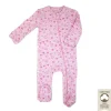 Rose Textiles - 100% Orgânico Heather Heart Sleeper, Rosa Best