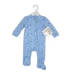 Rose Textiles - 100% Orgânico Heather Star Sleeper, Azul Hot
