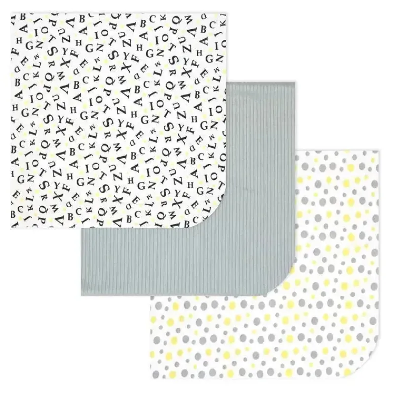 rose_textiles___pk_knit_s_SKUWGj6YdZI_2.webp Rose Textiles - 3 Pk Knit Swaddles, Grey Abc's Clearance