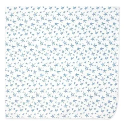 Rose Textiles - 3 Swaddles de malha Pk, xadrez azul Sale