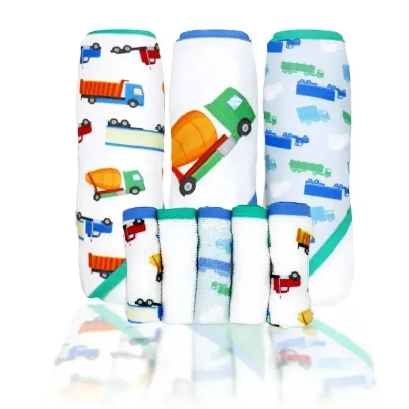 rose_textiles___toalhas_c_SKU4vNwSTc0_0.webp Rose Textiles - 3 Toalhas com Capuz C/ 5 Toalhas de Rosto:, Green Trucks Hot