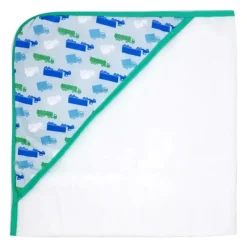 Rose Textiles - 3 Toalhas com Capuz C/ 5 Toalhas de Rosto:, Green Trucks Hot