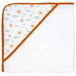 Rose Textiles - 3 toalhas com capuz com 5 toalhas de rosto, arco-íris de pêssego Best