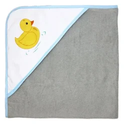 Rose Textiles - 3 toalhas com capuz com 5 toalhas de rosto, Aqua Duckies Online