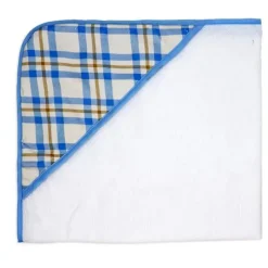 Rose Textiles - 3 Toalhas com Capuz com 5 Toalhas de Rosto, Azul Marinho Hello World New