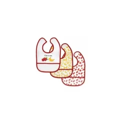 Rose Textiles - Babador Peva 3 Pack, Maçã/ Banana New