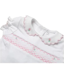 Rose Textiles - Baby Girl Girls Short Set, Pink Floral Hot