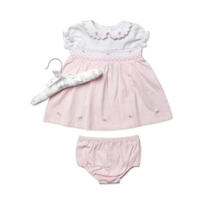 rose_textiles__baby_girls_SKU6BYyEUVx_0.webp Rose Textiles - Baby Girls Dress Set, Pink Floral Sale