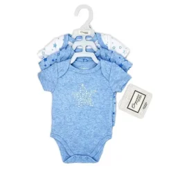 Rose Textiles - Body 100% Orgânico 3 Pk, Azul Clearance