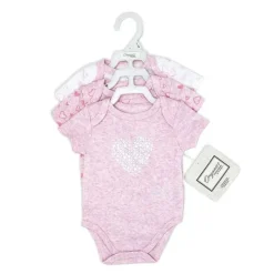 Rose Textiles - Body 100% Orgânico 3 Pk, Rosa Clearance